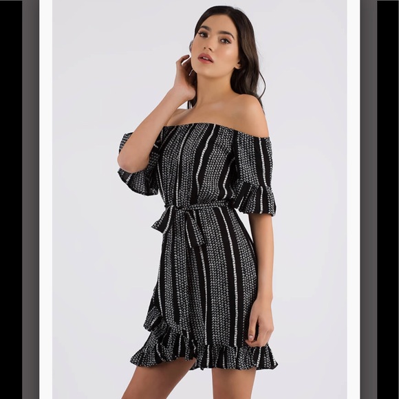 Ruffled Off-Shoulder Dress 💕 - Picture 4 of 8